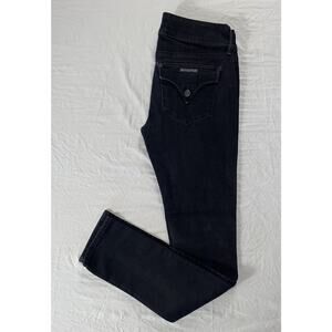 Hudson Stretch Denim Collin Flap Skinny Jeans. Black, Women's Size 26. GUC!!